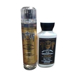 Rare Bath and Body Works Discontinued BRIDGERTON Diamond of the Season 2Pcs